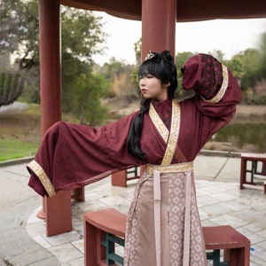 夢廣寒 / MENGGUANGHAN / REVERIE - Jin-Dynastie, 4-teiliges Set, Original Hanfu Designs nach Maß VORBESTELLUNG Bild 2
