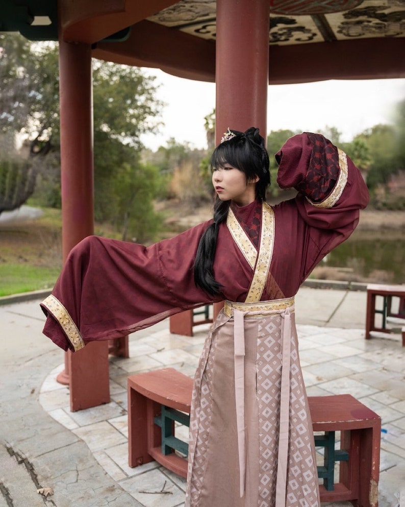 夢廣寒 / MENGGUANGHAN / REVERIE - Jin-Dynastie, 4-teiliges Set, Original Hanfu Designs nach Maß VORBESTELLUNG Bild 2