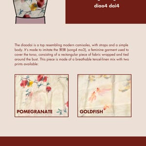 蕙質蘭心 / HUIZHI LANXIN / ORCHID - Hanfu, Song Dynasty, 3-Piece Set, Original Hanfu Designs Made Tailored to Custom Measurement Preorder 吊帶/Diaodai/Camisole