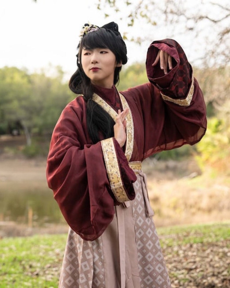 夢廣寒 / MENGGUANGHAN / REVERIE - Jin-Dynastie, 4-teiliges Set, Original Hanfu Designs nach Maß VORBESTELLUNG Bild 1