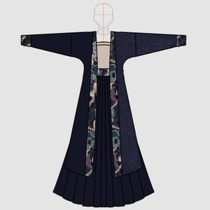 星河/XINGHE/MILKYWAY - Hanfu, Southern Song Dynasty, 3-Piece Set, Original Hanfu Designs Made Tailored to Custom Measurement PREORDER
