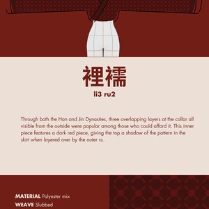 夢廣寒 / MENGGUANGHAN / REVERIE - Jin-Dynastie, 4-teiliges Set, Original Hanfu Designs nach Maß VORBESTELLUNG Li Ru/Middle Top/裡襦