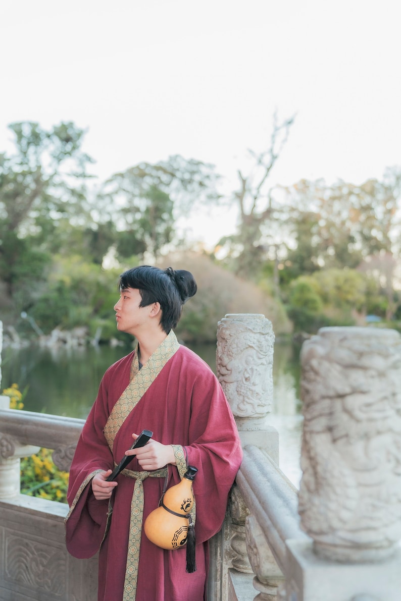 曉風清 / XIAOFENGQING / CARDINAL - Hanfu, dinastia Song, set da 2 pezzi, modelli Hanfu originali realizzati su misura con misure personalizzate. Preordine immagine 3