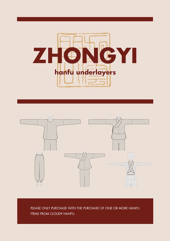 ZHONGYI/ZHONGKU - Hanfu, Underlayers, Base Layers, Original Hanfu Designs Made Tailored to Custom Measurement Preorder
