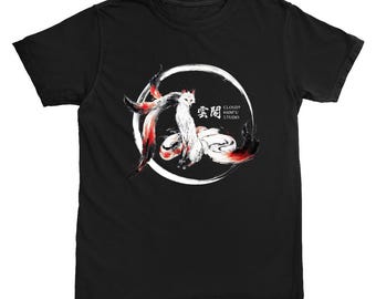 Cloud9 Fox Circle Logo Black Crewneck T-Shirt (CC)