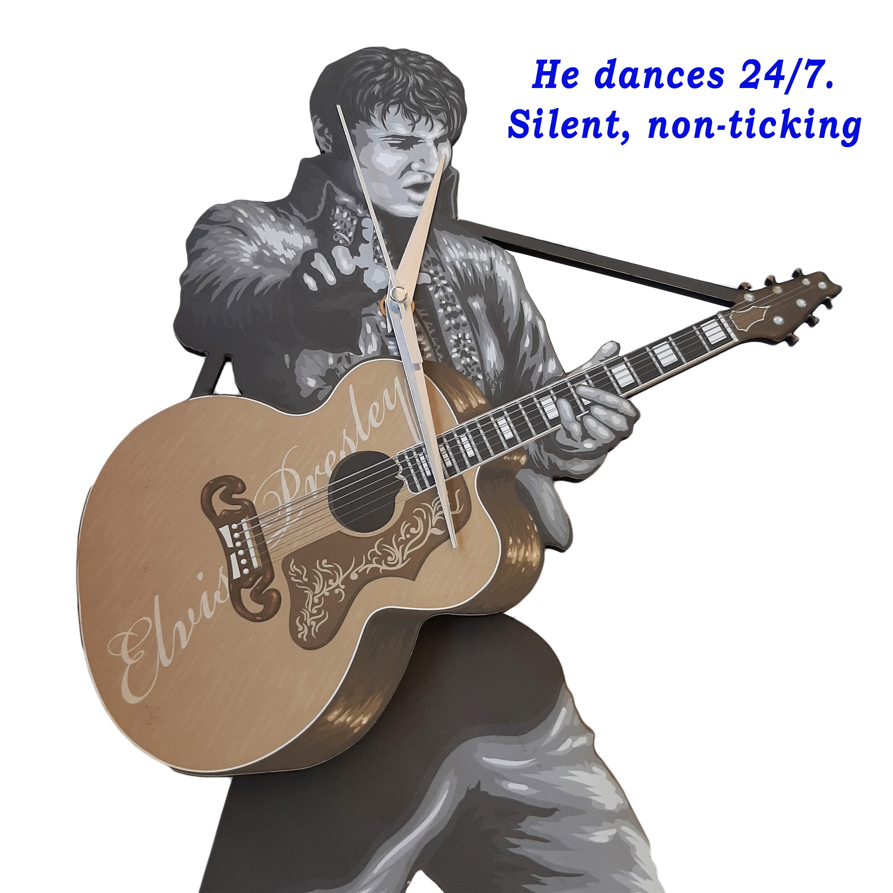 Elvis Presley Swinging Legs Wall Clock, Elvis Presley Gifts, Elvis Gift