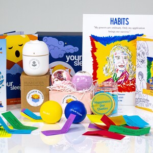 Your Sleepy Box - Dream Box - Sweet Dreams Box - Activities Box for a Better Sleep, Improve Your Habits for a Happier Life