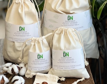 Green+Natural Organic Natural Soap Nuts Berries/Natural Organic Laundry Detergent/Softener/Natural Shampoo/ All Purpose Cleaner