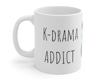 K-Drama Addict Kaffeebecher | koreanische TV-Show Geschenk