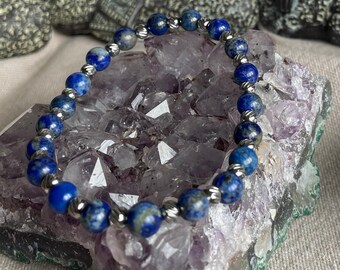 Lapis lazuli Bracelet pierres naturelles