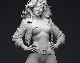 Archivo STL NSFW de Rogue X-Men: Fan Art impreso en 3D (descarga digital)