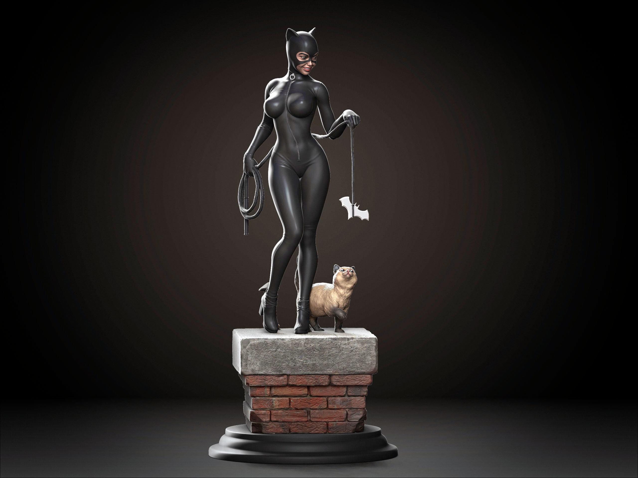 ✷CATWOMAN MOVIE STATUE Cat woman bust is already available don't forget to check