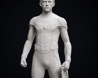 File STL di Spiderman Tom Holland: statuina per stampa 3D (download digitale)