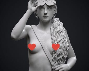 Luna adult NSFW Figurine STL File: 3D Printing Fan Art (Digital Download)