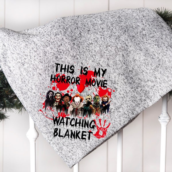 Horror Blanket Etsy