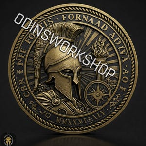 U- FORTIS-munt 4k png, 3D-reliëfbestanden, ontwerpen voor fiberlasergravure, ontwerp voor dieptekaart muntgravure lasergesneden bestand. dieptekaart