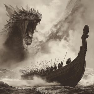Wikinger, Drache, Wikingerschiff, Lasergravurdateien, Lasergravurdesigns, Greyscale Gravur.   Laserschnittdatei Design.
