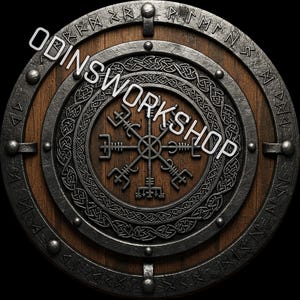 Pièce de monnaie bouclier Viking Fichiers de gaufrage 3D Png 4k, conceptions de gravure laser à fibre optique, conception de fichier découpé au laser de carte de profondeur de gravure de pièce de monnaie. EDC