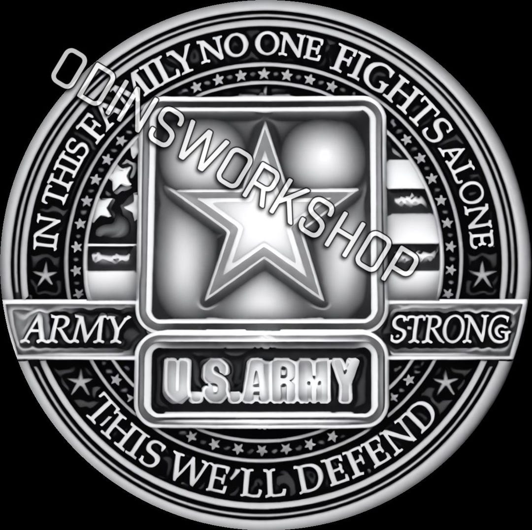 米軍コイン 3D エンボス加工 PNG: ファイバーレーザー彫刻ファイル - Etsy 日本