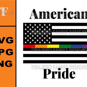 American Pride, LGBTQ Pride, Gay Pride Equal Rights Awareness Digital File