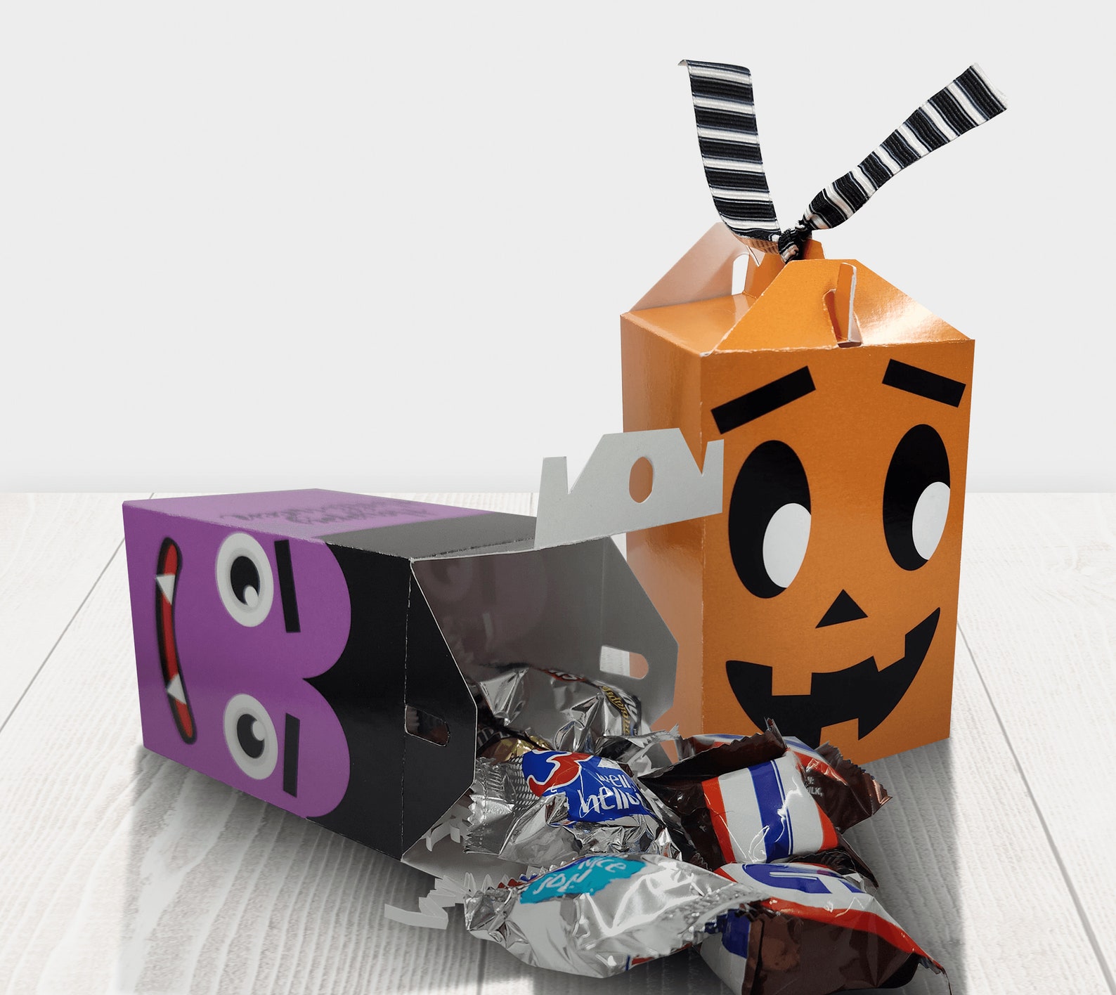 Halloween Favor Boxes / Halloween Treat Boxes / Halloween Etsy