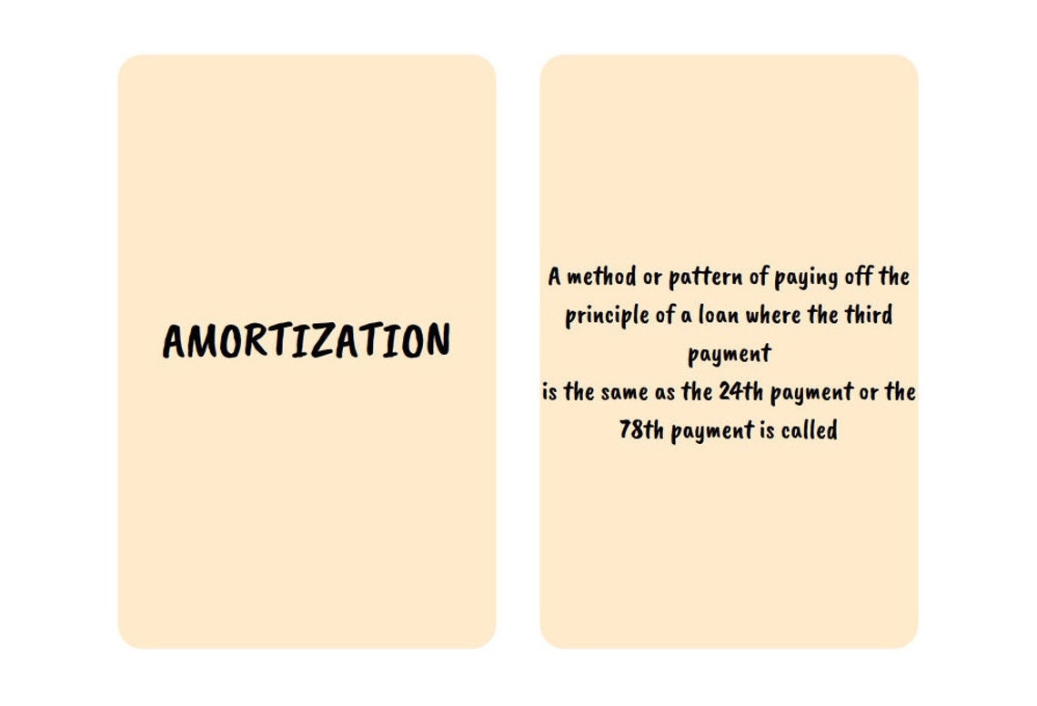 Real Estate Terms Flashcard Pack 1 Real Estate Exam Practice Etsy