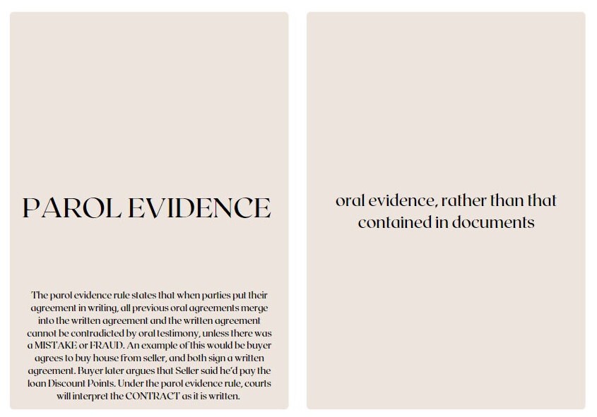 Real Estate Terms Flashcard Pack 4 Real Estate Exam Practice Simple