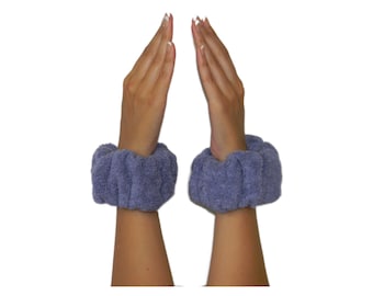 WristBrella PATENTED Water Absorbent Skincare Wristbands  / ORIGINAL INNOVATION / 100% Cotton / Royal Blue