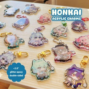 Honkai Star Rail (~2.0&quot; Charms) | Amphoreus Catboys + Catgirls - PREORDER (READ DESCRIPTION)