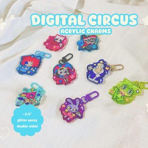 Amazing Digital Circus (~2.0" Charms)