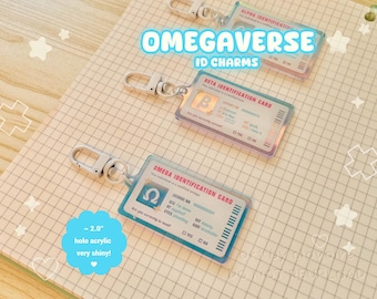 Omegaverse IDs (~2.0" Charms)
