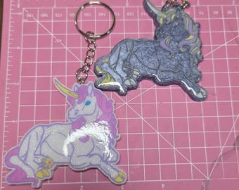 Unicorn Keyring