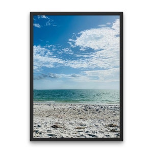 Ocean Digital Download, Florida Wall Art, Beach Digital Print