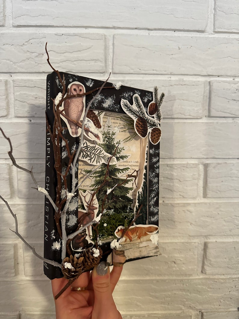 Winter Shadow Box book Etsy