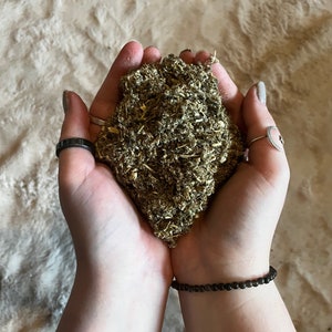 Mugwort Herb (2oz) - Dried Herbs - Charging Herb - Fertility Herb - Wicca