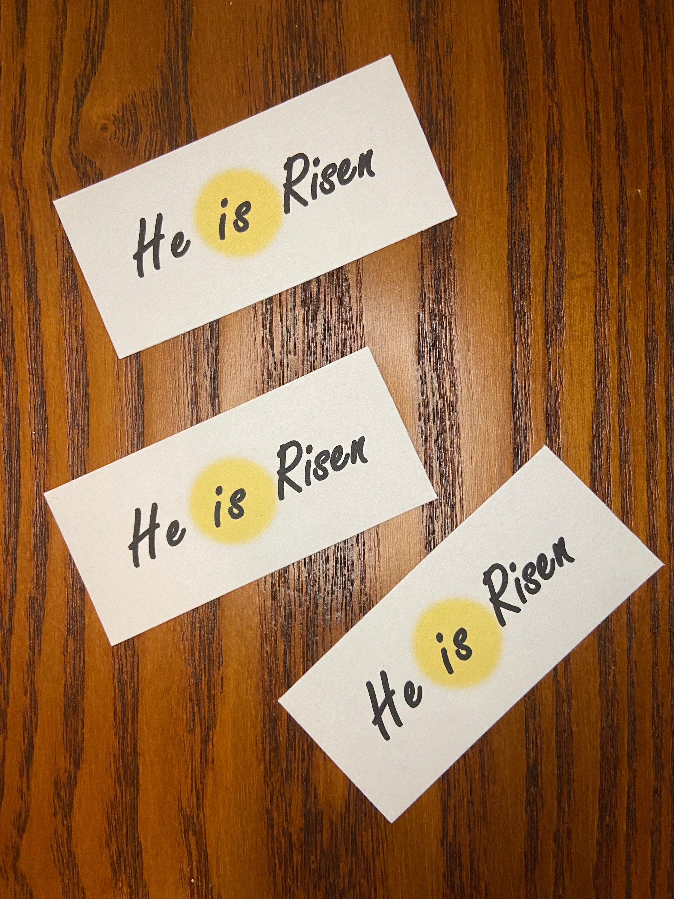 He Is Rizzen Sticker He is Risen Sticker | Easter Decal - Etsy