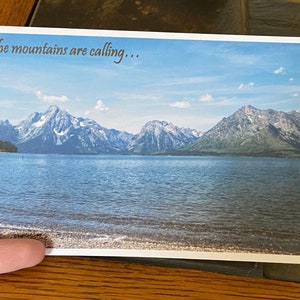 Set di cartoline Grand Tetons / Cartolina di cartoncino 4 x 6 / Cancelleria del Parco Nazionale