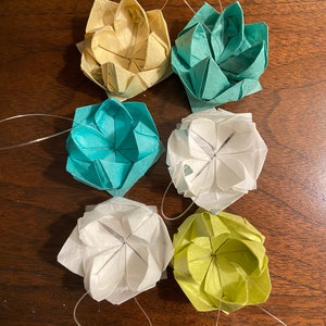 Origami Lotusbloemornament