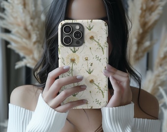 Dandelion Iphone Magsafe Phone Case, Floral Phone Case, Flower Phone Case, Summer Phone Case, Dandelion Phone Case - TSM024