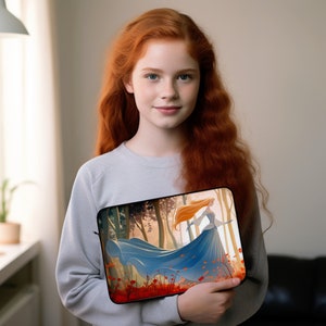 Princess Laptop Sleeve, Kawaii Laptop Sleeve, Womens Laptop Bag, MacBook Sleeve, iPad Sleeve, Cute Laptop Sleeve, iPad Case