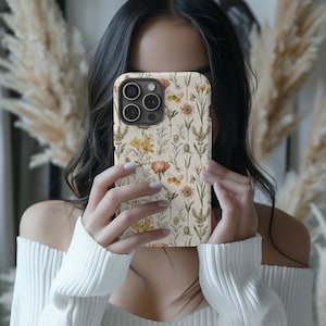 Wildflower Butterfly Phone Case, Floral Phone Case, Elegant Phone Case, Summer Phone Case, Girly Phone Case, Magsafe Phone Case -  TSM027