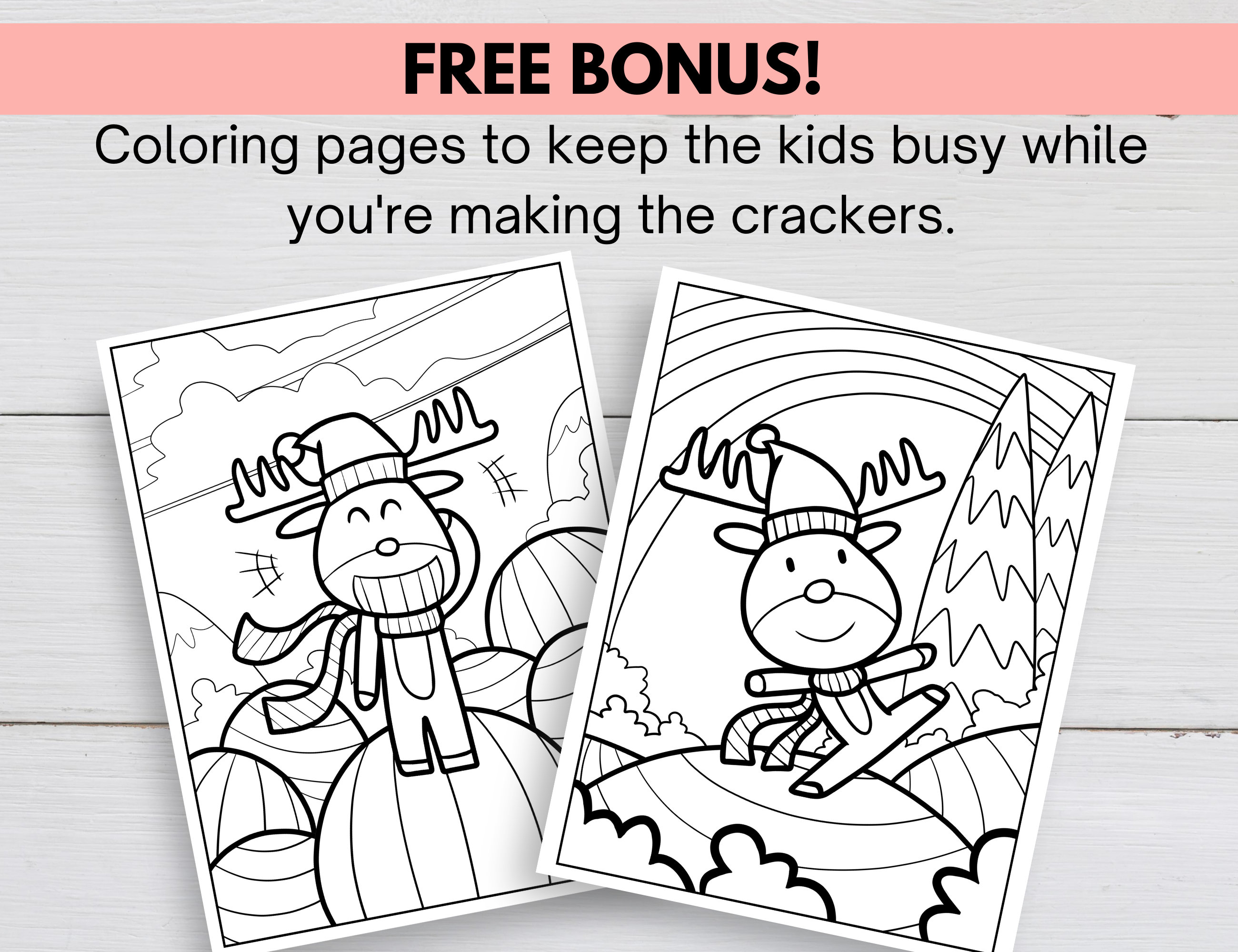 Jokes for Christmas Crackers | Christmas Cracker Mottos and Charades | Instant Download ...