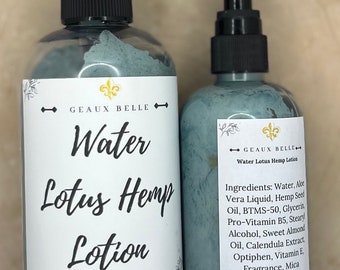 Wasser-Lotus-Hanf-Lotion