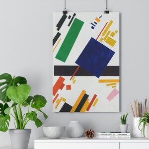 Suprematist Composition Kazimir Malevich Giclée Fine Art Print | Vintage Wall Art | Abstract Art