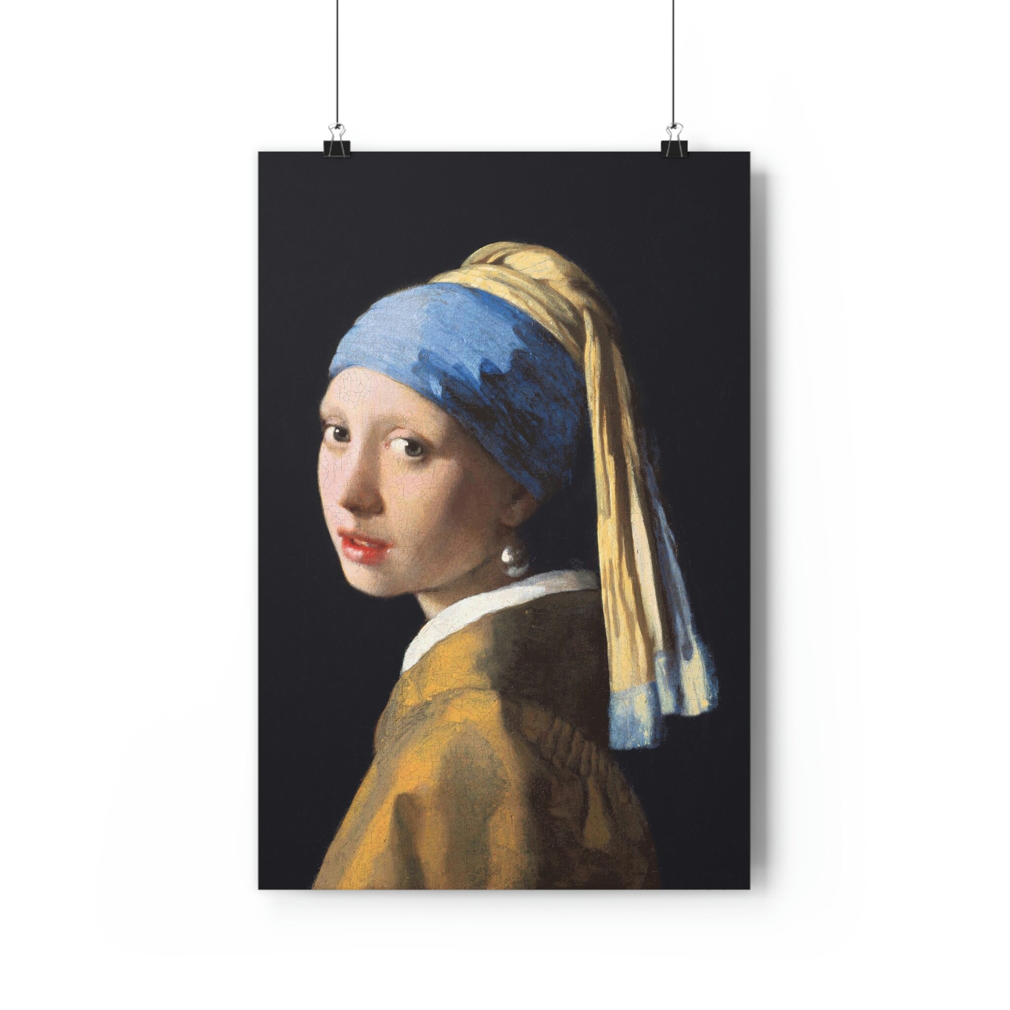 ヨハネス・フェルメール作「真珠の耳飾りの少女」ジクレー版画