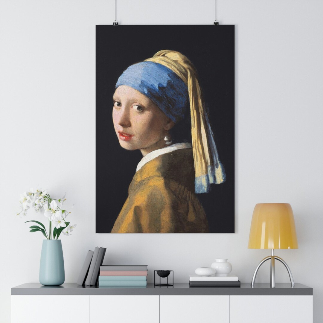 ヨハネス・フェルメール作「真珠の耳飾りの少女」ジクレー版画