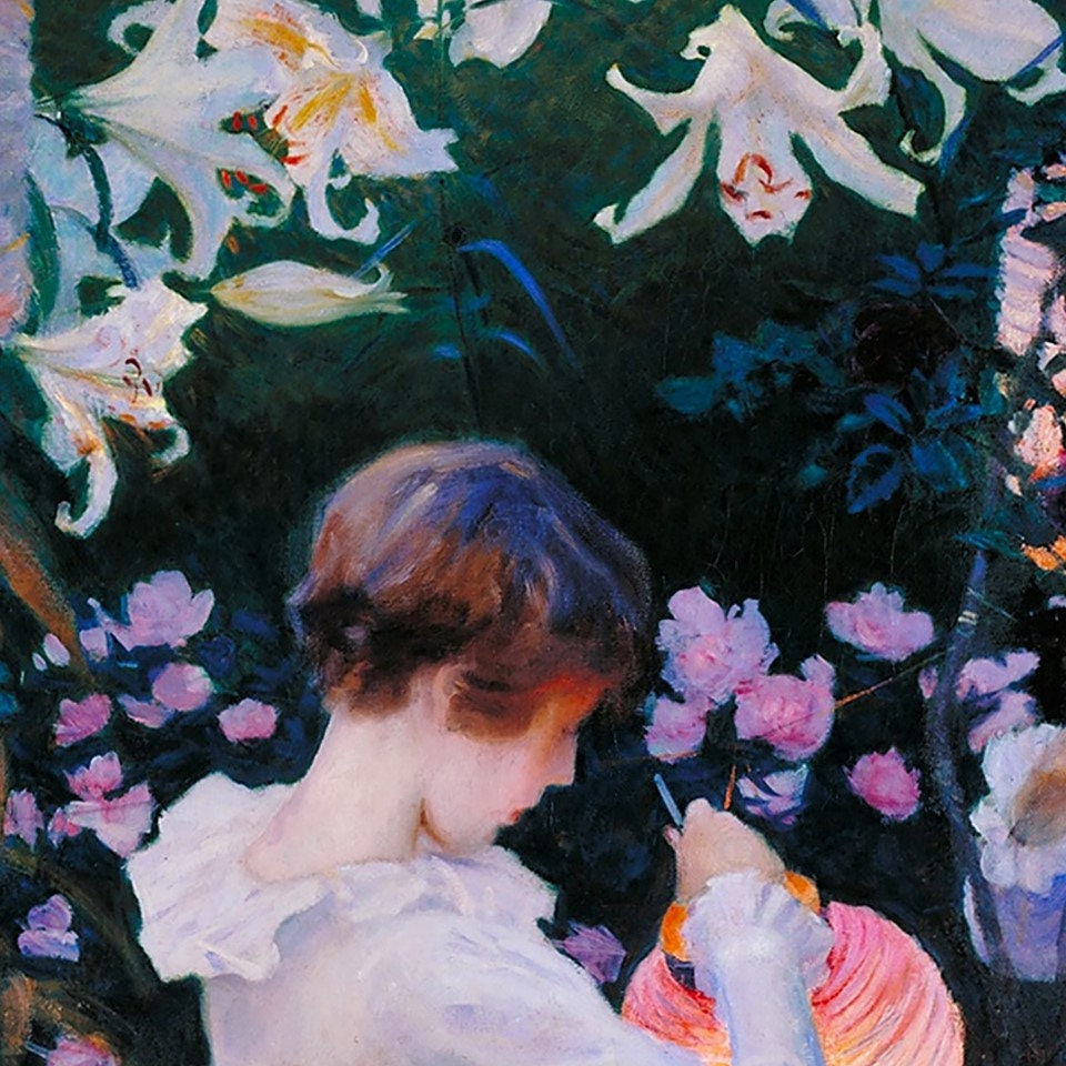 カーネーション、ユリ、ユリ、バラ ジョン・シンガー・サージェント