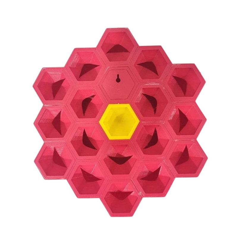 3D Wall Art Abstract Wall Art 3D Printed Lotus Flower Abstract Wall Sculpture Geometric Wall Art