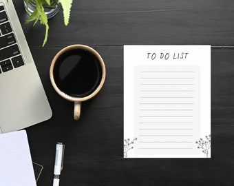To-Do-Liste, Einfache To-Do-Liste, Druckbare To-Do-Liste, Tägliche To-Do-Liste, To-Do-Checkliste, Druckbare Listen, Aufgabenliste, To-Do-Liste
