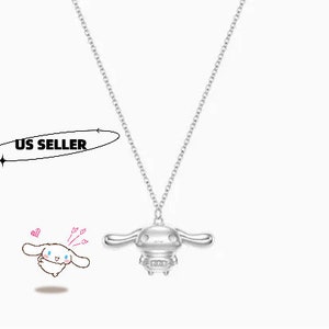 Sanrio Japan My Melody Cinnamoroll S925 Sterling Silver necklace women girls Gift